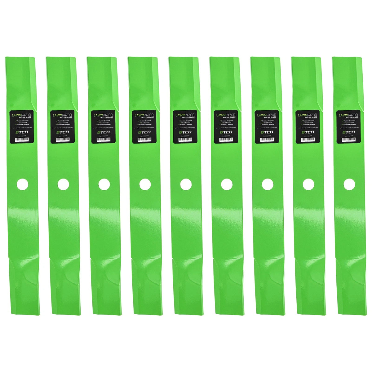 9X LawnRAZOR Blade for John Deere (M128485, M131958, M144196, M168223)