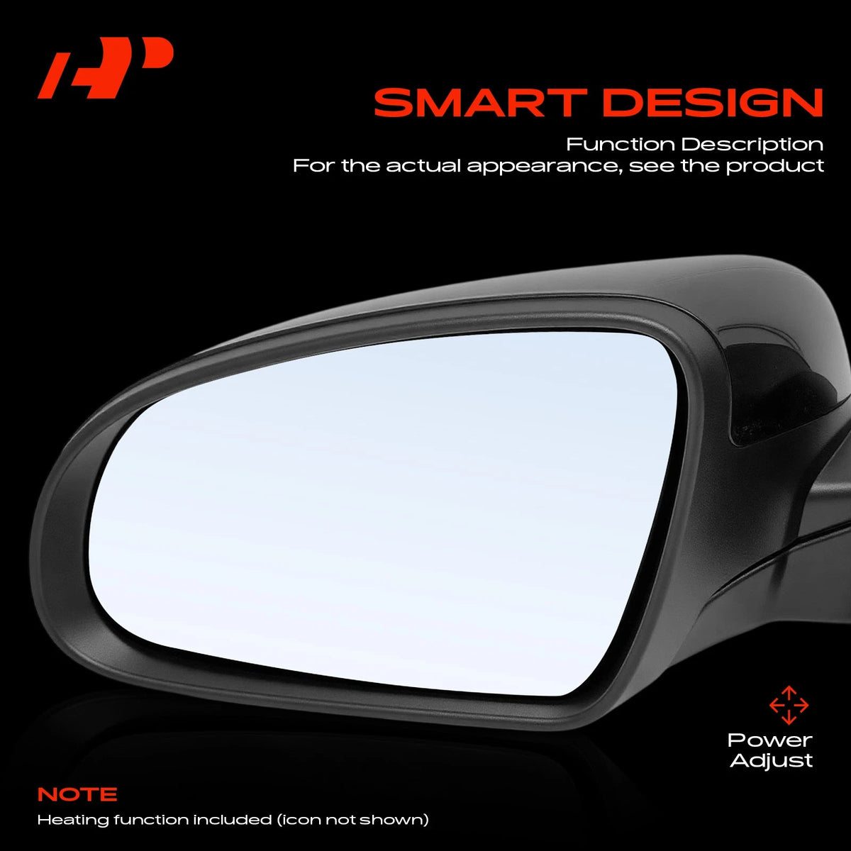 Driver Side Power Mirror for Hyundai Kona (2022–2023) 87610-J9690-MZH, HY1320333