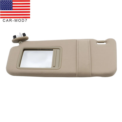 Left Driver Side Sun Visor Tan for Toyota Camry (2007–2011) 74320-06800-E0