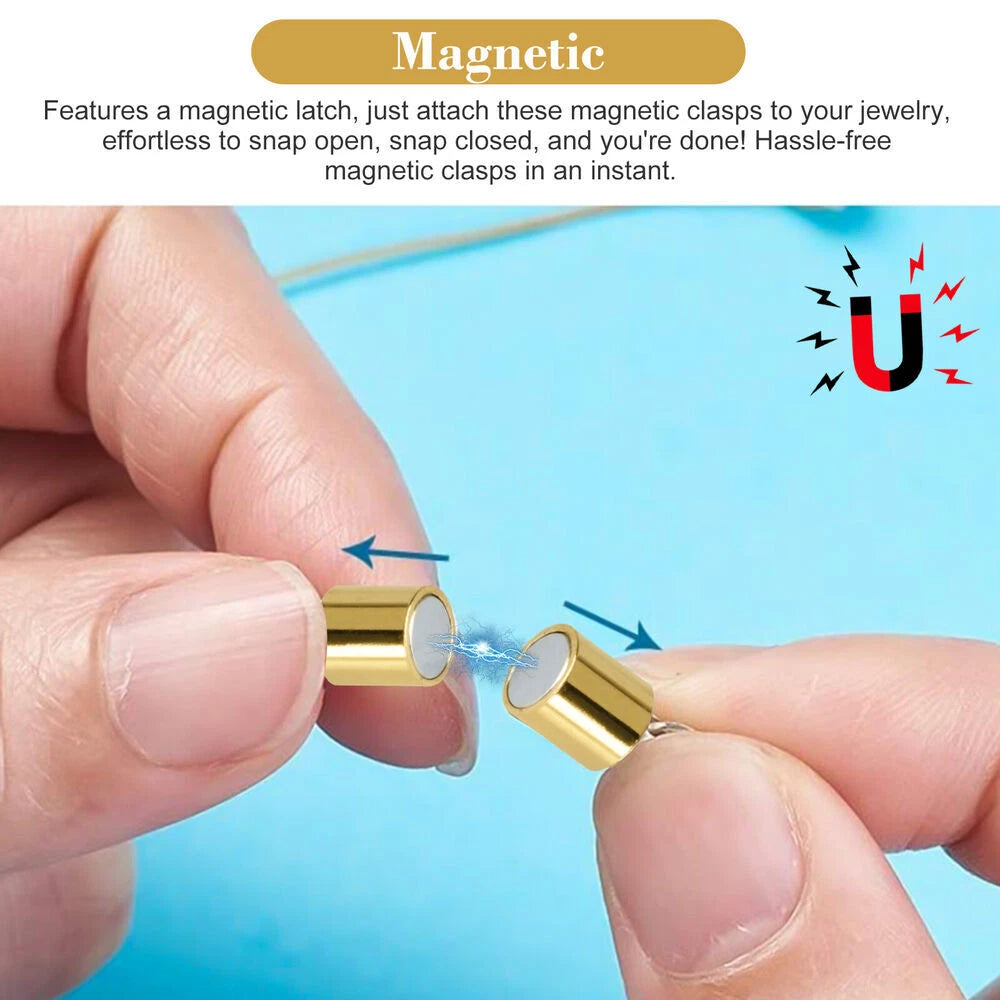 Strong Magnetic Lobster Claw Lock Clasp Connector for Jewelry