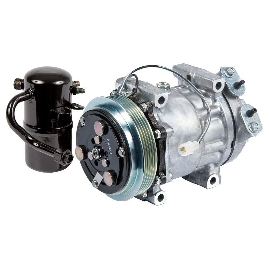OEM AC Compressor w/ A/C Drier for Mazda 626 2.5L (1998–2002) 60-87797R4