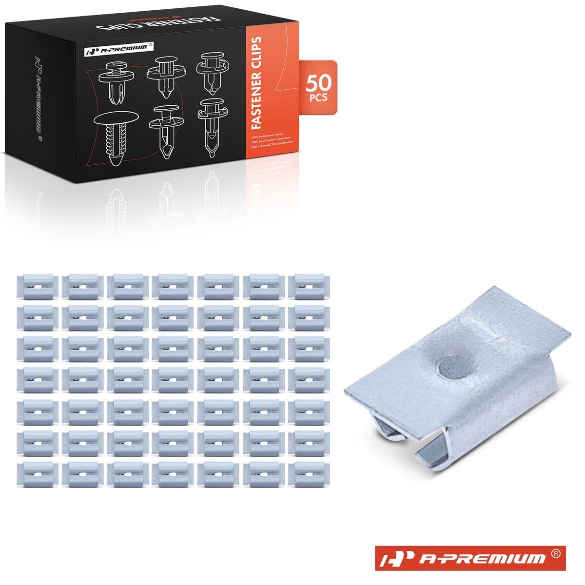 Set of 50 Undercar Shield Clip Retainers for Mercedes-Benz (0019949845)