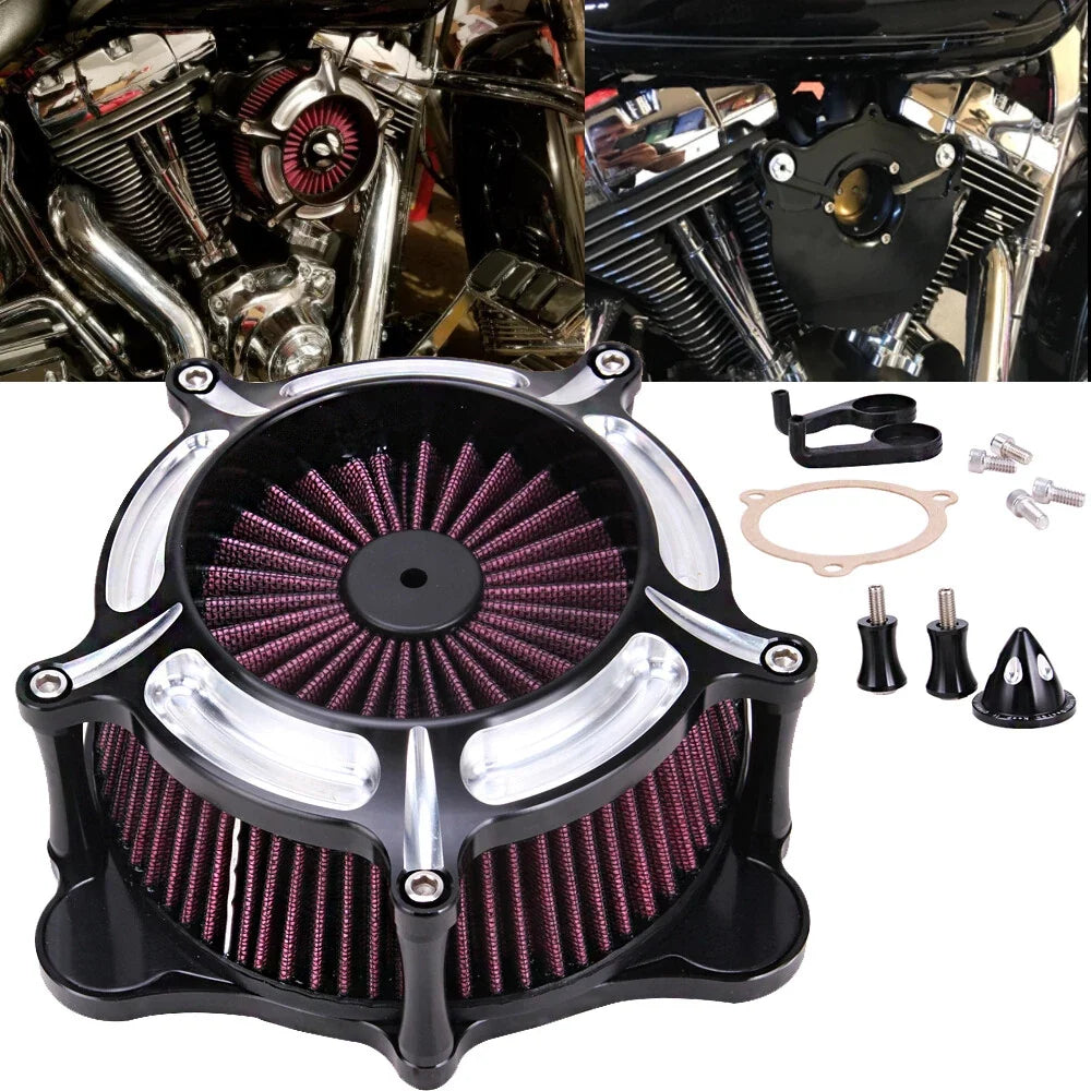 Air Cleaner Intake Filter Kit for Harley Street Electra Road Glide (2008–2016)