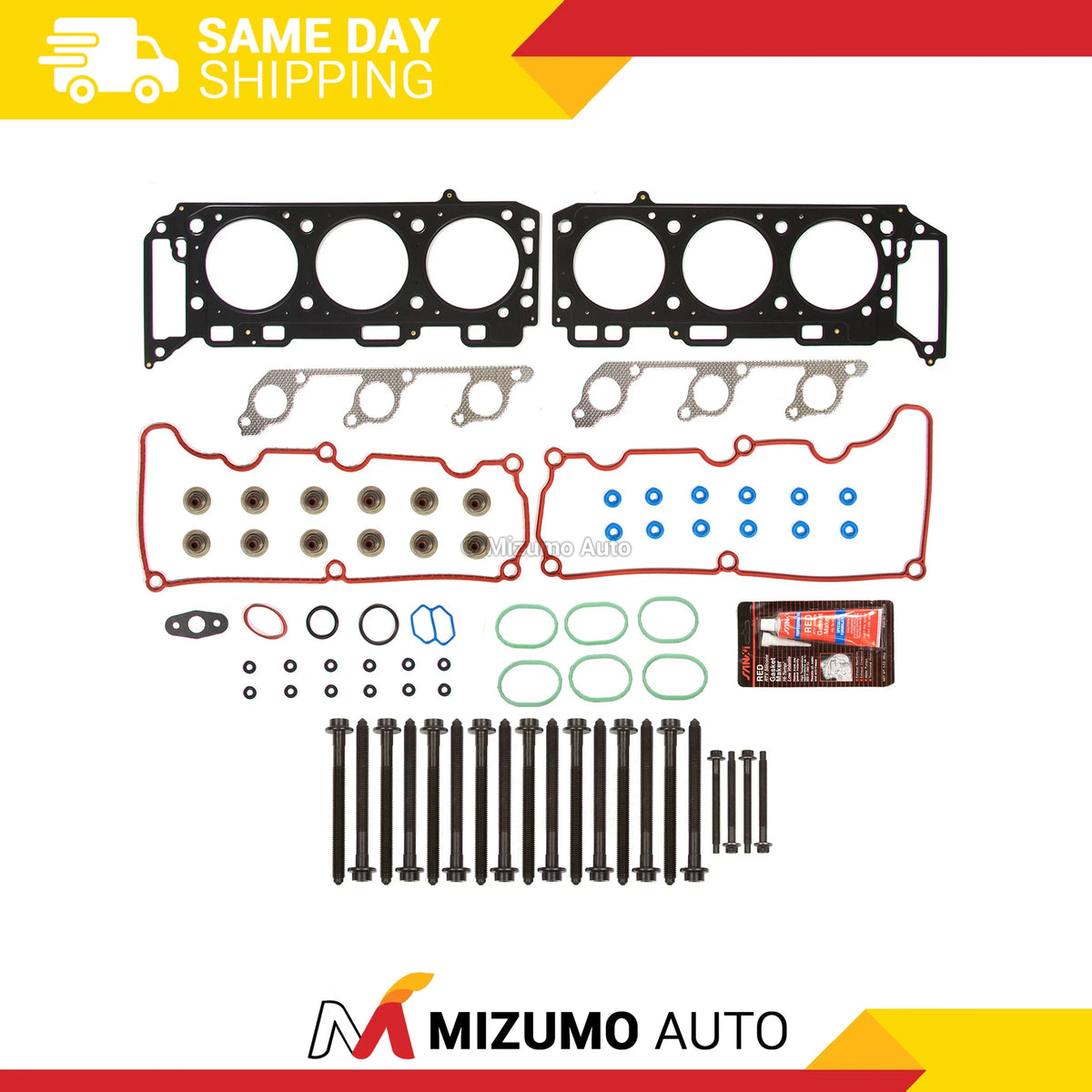Set of 10 Head Gasket Bolts for Ford Explorer Ranger (2000–2003) MA-4216916333, HS9293PT-2, ES72171