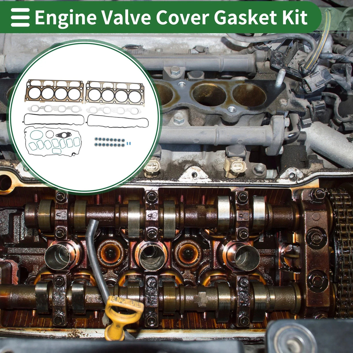 Engine Valve Cover Gasket Kit for Chevrolet Tahoe 5.3L (2015–2020)