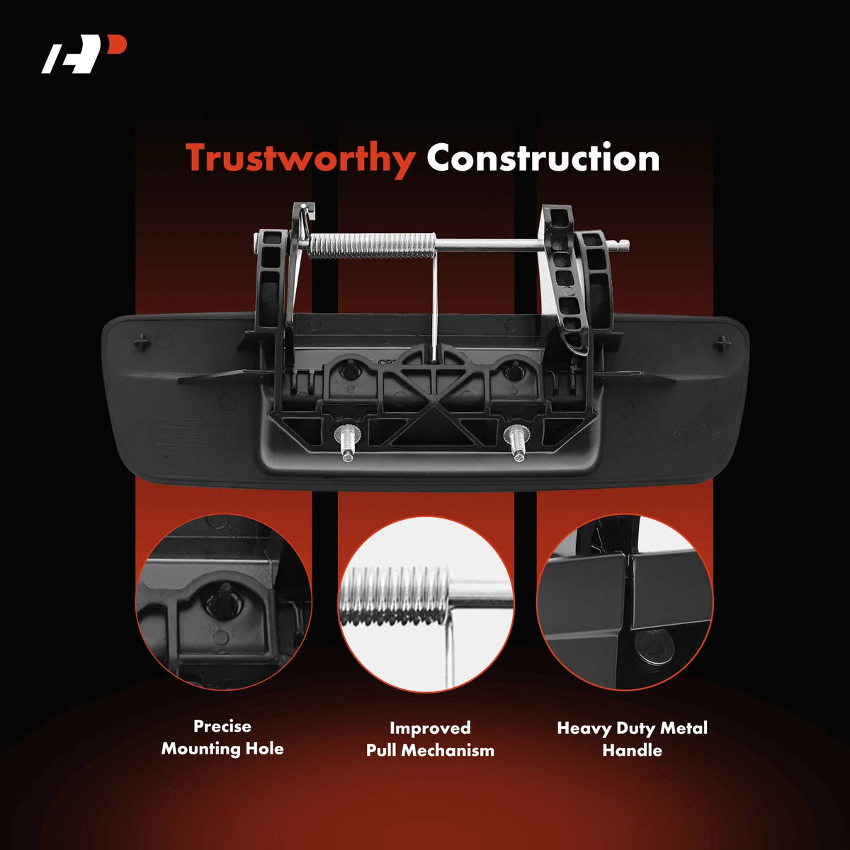 Upgraded Metal Tailgate Handle for Ram 1500 2500 3500 (2011–2018) 55397292AB