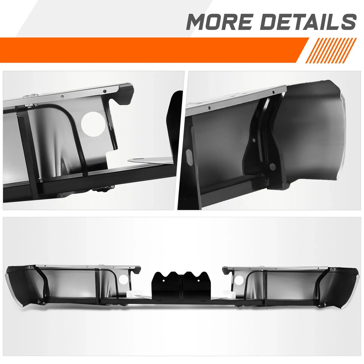 Rear Step Bumper for Ford F-250 F-350 Super Duty (2008–2016)