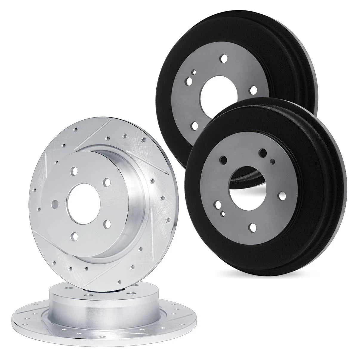 Set of 4 Brake Discs for Toyota Pickup (1975–1978) WGPN2-76120