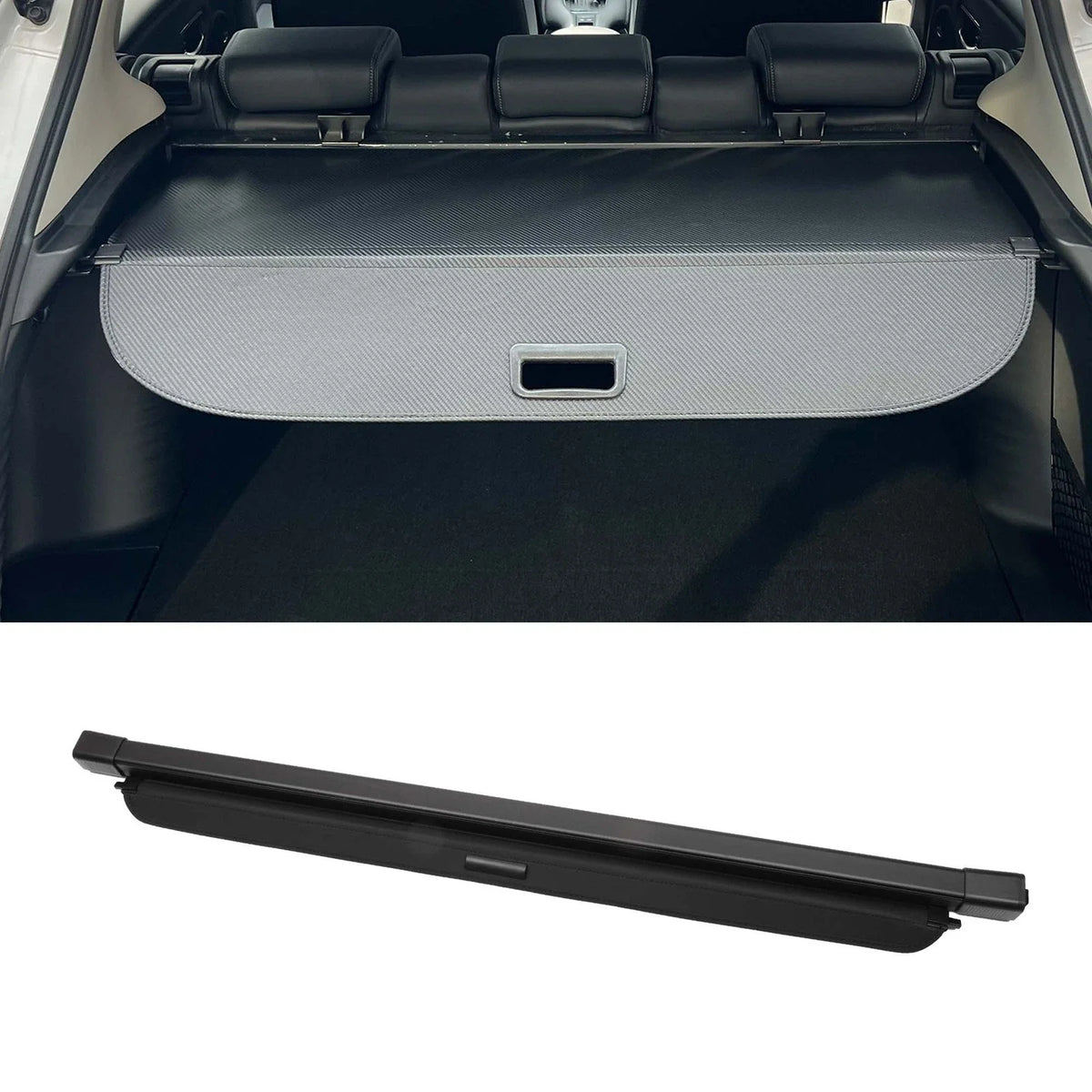 Retractable Cargo Cover for Ford Escape (2008–2012) Gloss Black