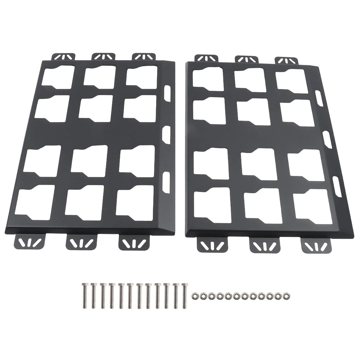 Set of 2 All-Steel Toolbox Fixed Racks for Universal Use (100lbs Capacity)