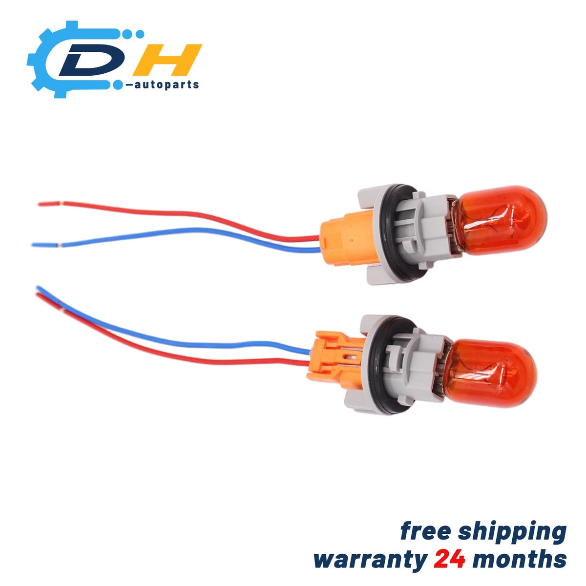 2Pcs Turn Signal Light Socket for Acura Honda Civic (33302-S7A-003, 33303-SCK-003, 33303-S2R-003)