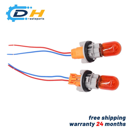 2Pcs Turn Signal Light Socket for Acura Honda Civic (33302-S7A-003, 33303-SCK-003, 33303-S2R-003)