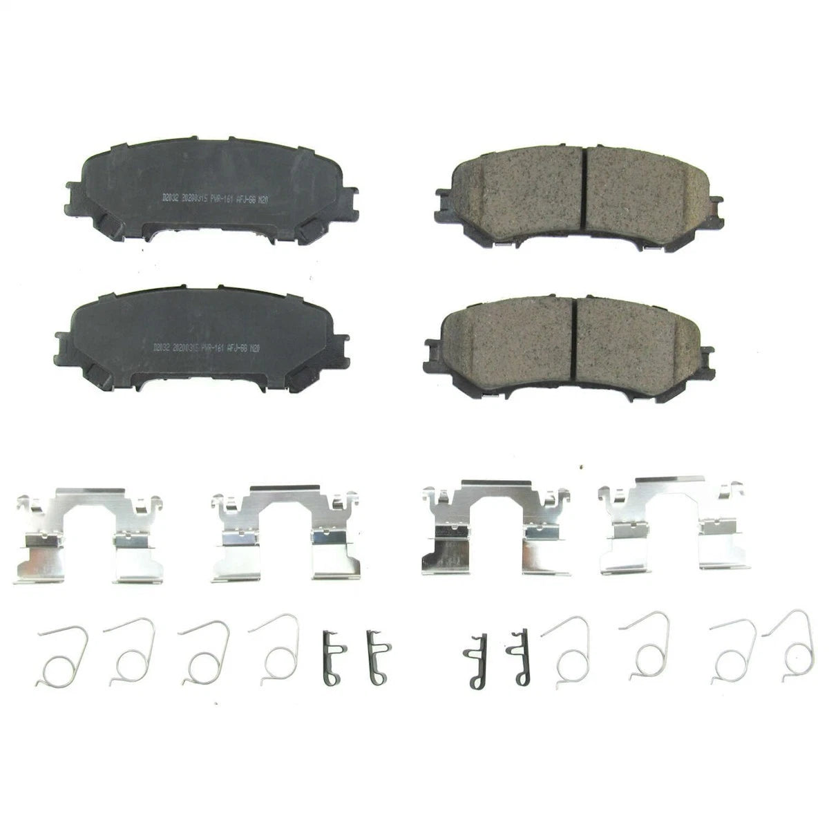 2X Powerstop Brake Pad Sets 17-2032 for Nissan Titan Rear (2017–2020)