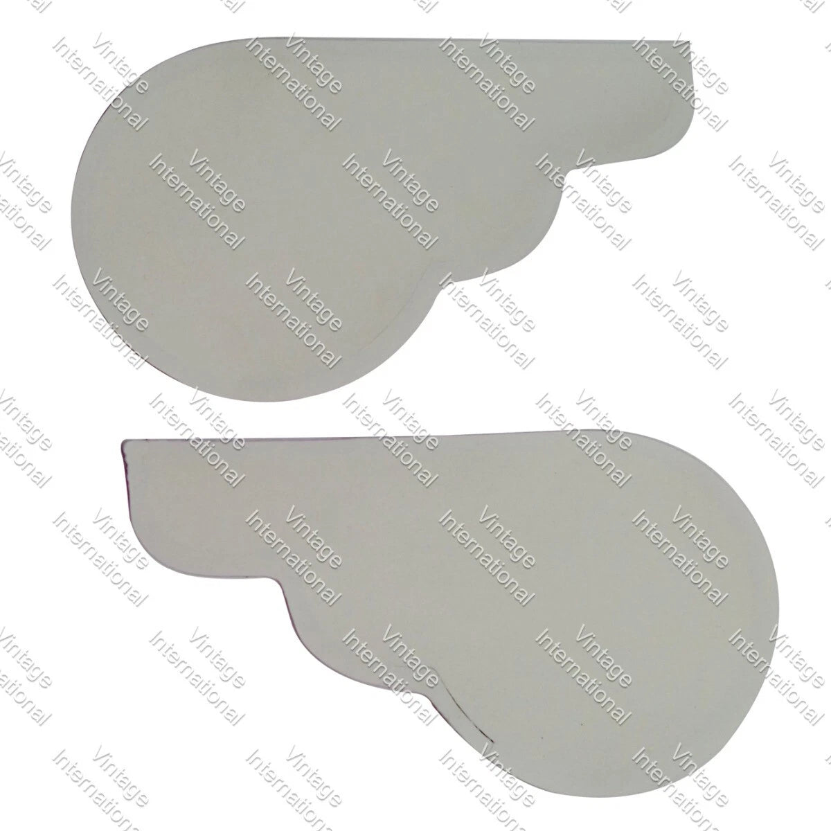 Tool Box Decal Sticker Pair for Royal Enfield Classic 500 (Black & Golden)