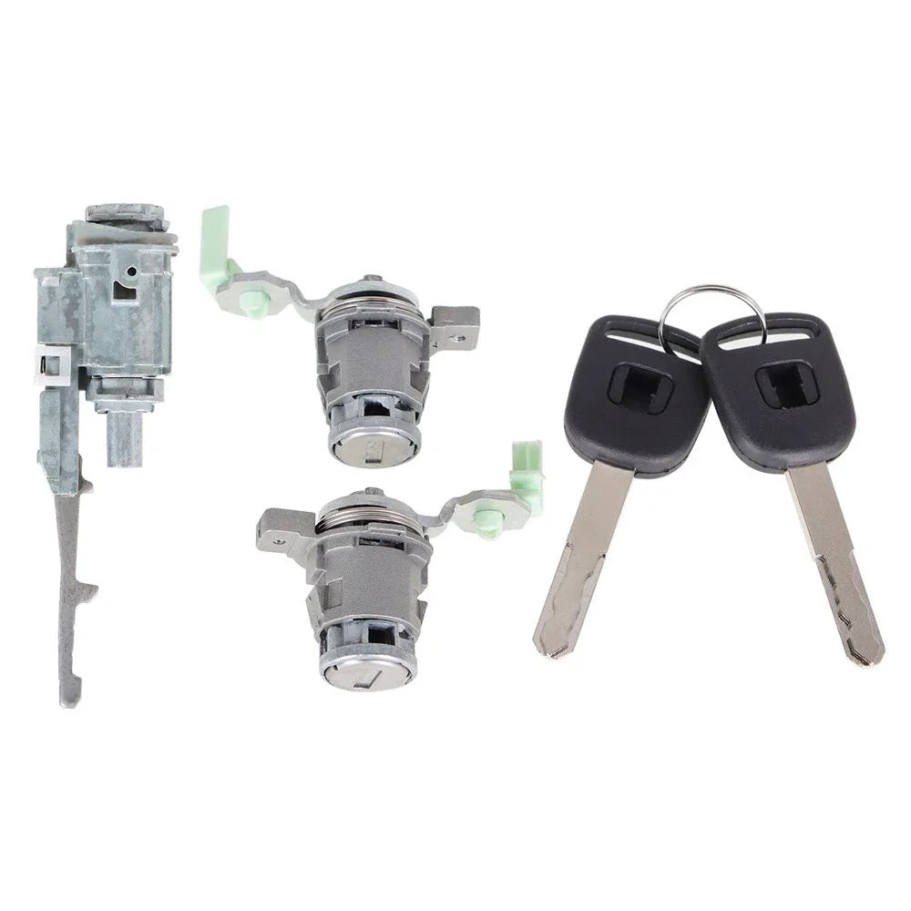 Ignition Switch Cylinder + Door Lock Cylinder + Key for Honda CR-V (2002–2006)
