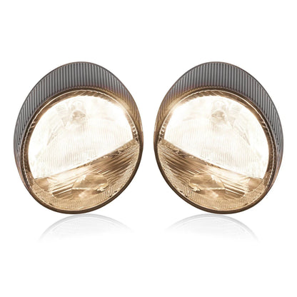 Set of 2 HECASA Headlights for Ford Thunderbird (2002–2005)