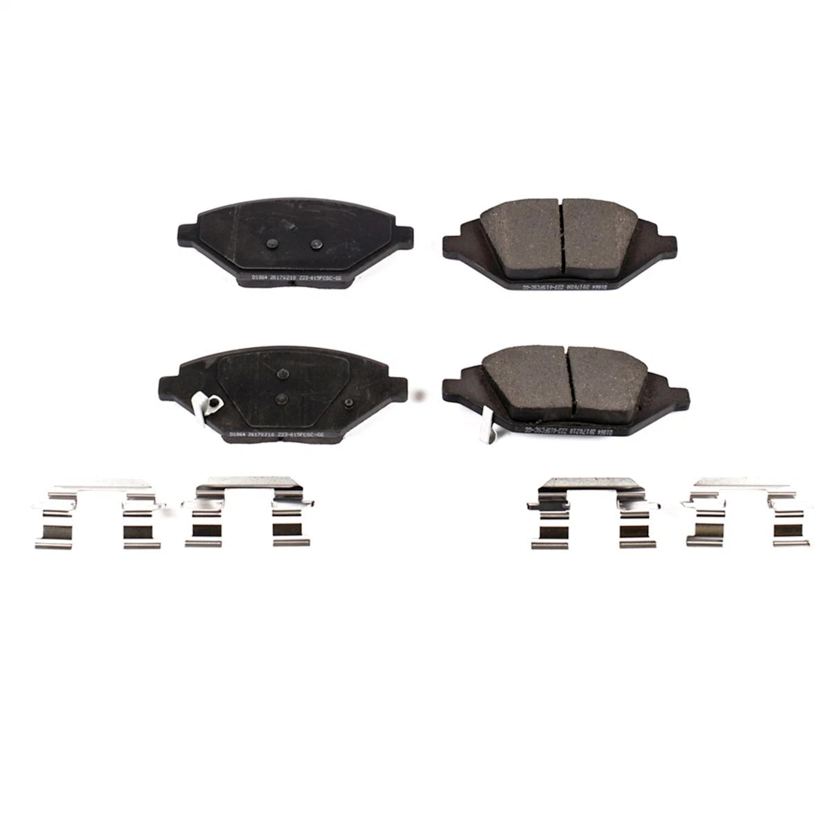 2X Powerstop Brake Pad Set Front for Chevy Spark (2016–2022) 17-1864