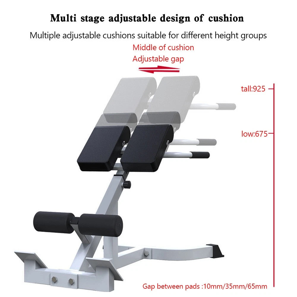 Roman Chair Hyperextension Bench for Home Gym (Lower Back, Abdominal)
