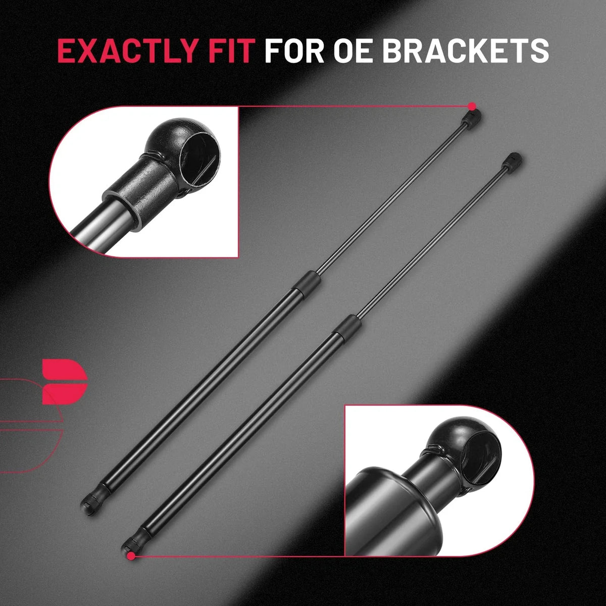 2X 28 Inch Gas Strut for Truck Cap Pickup Window
