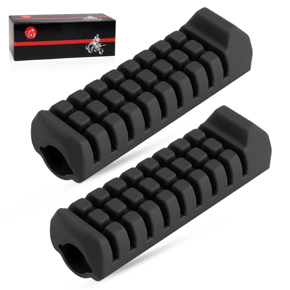2X Foot Peg Rest Rubber for Suzuki QuadSport 80 LT80 (1987–2006) 43551-40B00