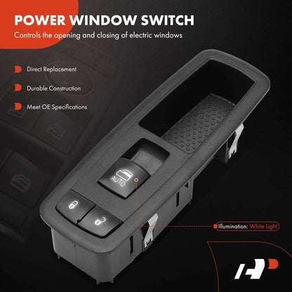 Front Right Power Window Switch for Ram 2500 3500 (2019–2024)
