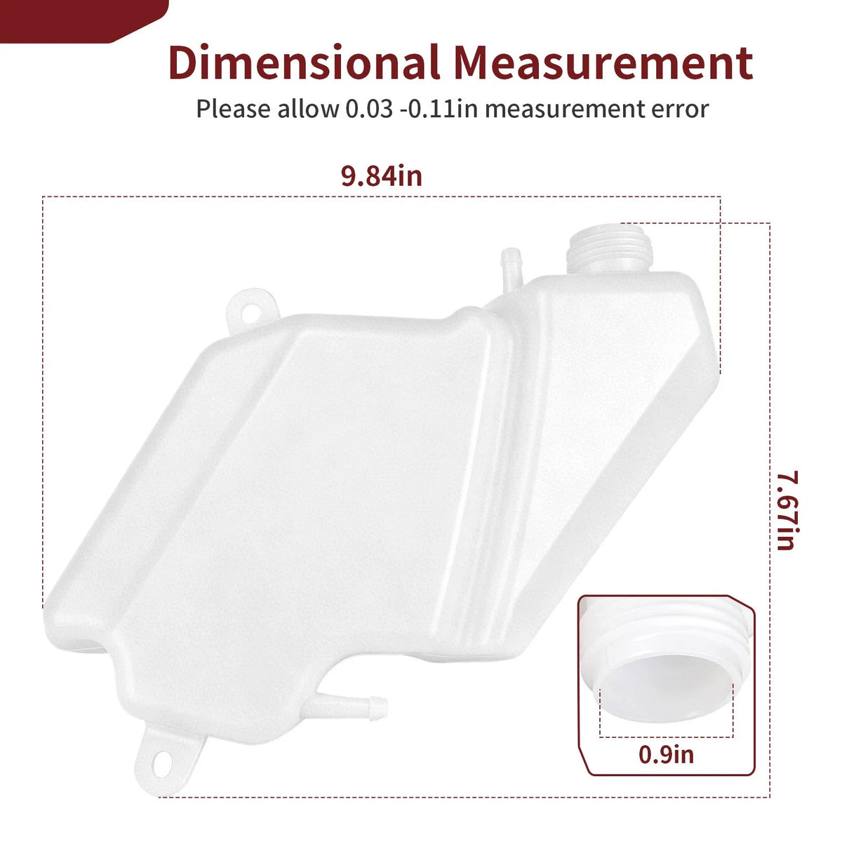 Coolant Reservoir Tank & Cap for Kawasaki Ninja 650 ABS (2013–2016) 43078-0553