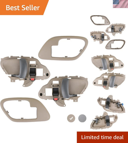 Tan Door Handle & Bezel Kit for Chevy GMC (1995–2002)