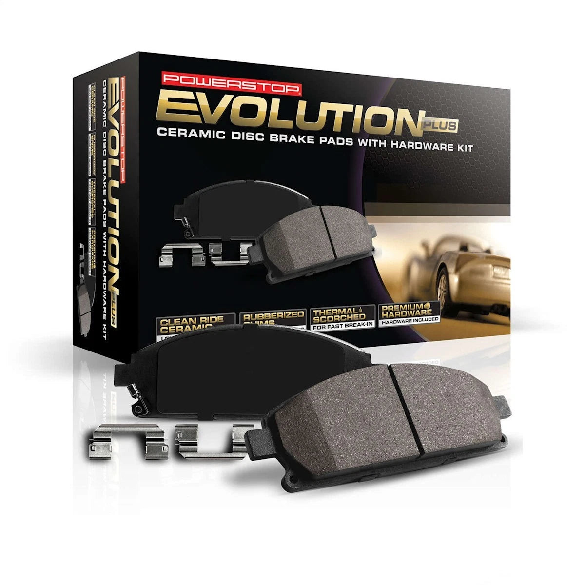 2X Powerstop Brake Pad Set Rear for Genesis G90 (2017–2019) 17-1976
