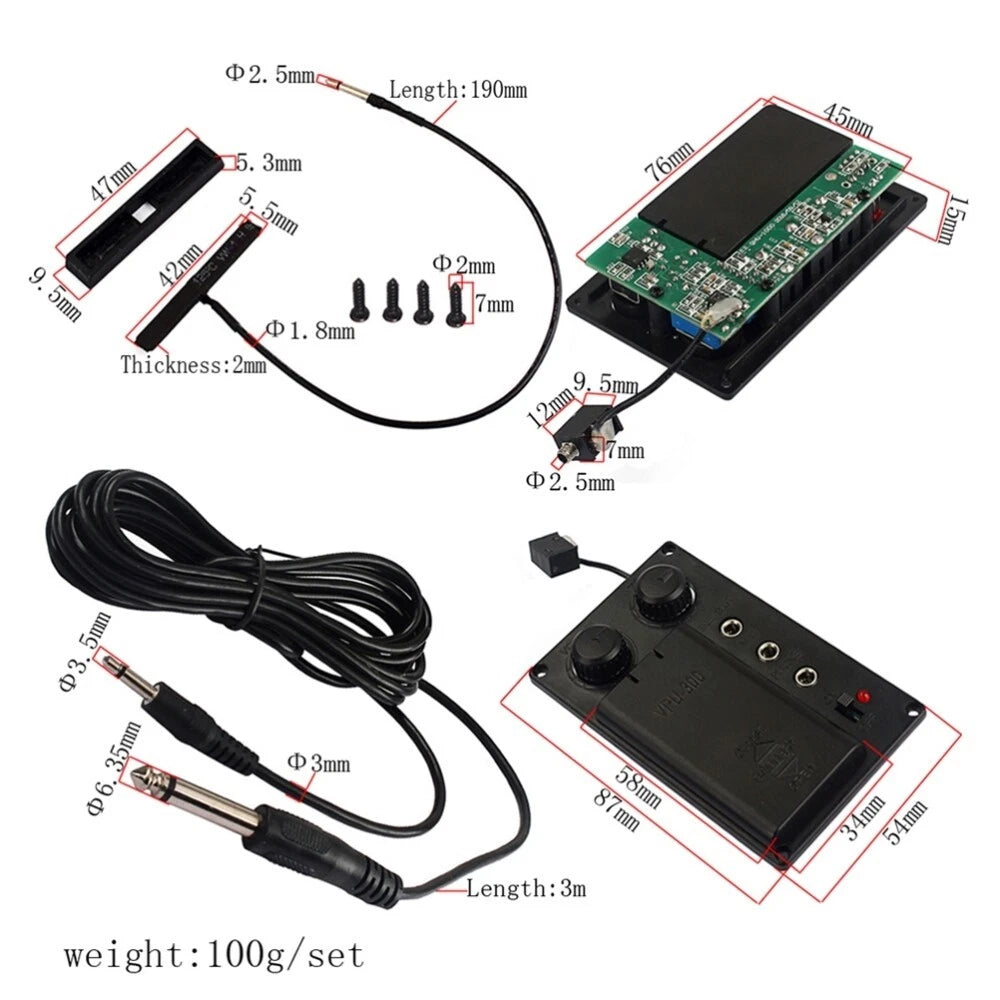 Electric Violin Pickup Microphone Preamp for Beginners