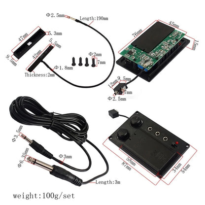 Electric Violin Pickup Microphone Preamp for Beginners