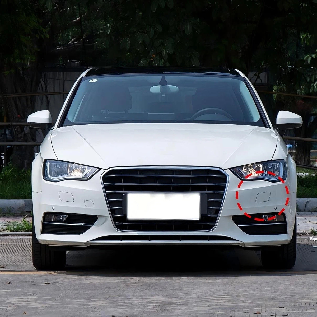 Headlight Washer Cover Cap for Audi A3 (2014–2016)