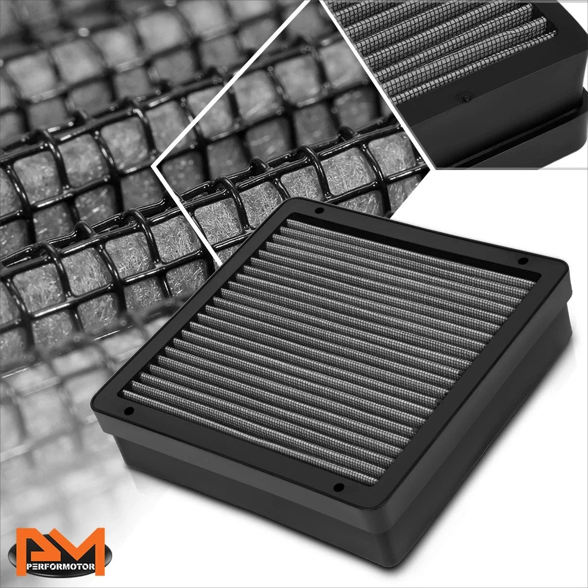 Reusable Multilayer Air Filter Panel for Mitsubishi Lancer/Outlander (2002–2007)