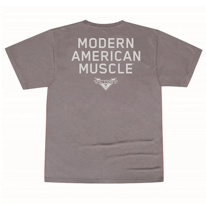 Men's Grey Octane Tee Shirt for Victory Motorcycle (286797902)
