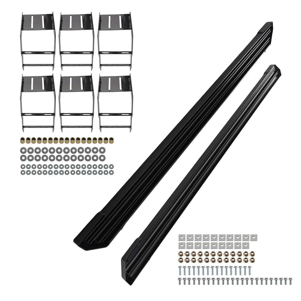 2X Non-Slip Nerf Bars for Ford F350 F-250 SuperDuty Crew (2017–2026)
