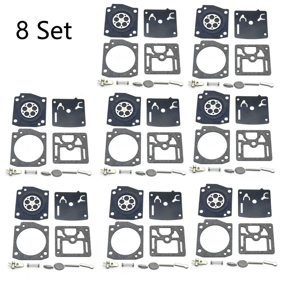 Set of 8 Carburetor Gasket Repair Kits for Stihl MS440 044 (ZAMA RB-36)