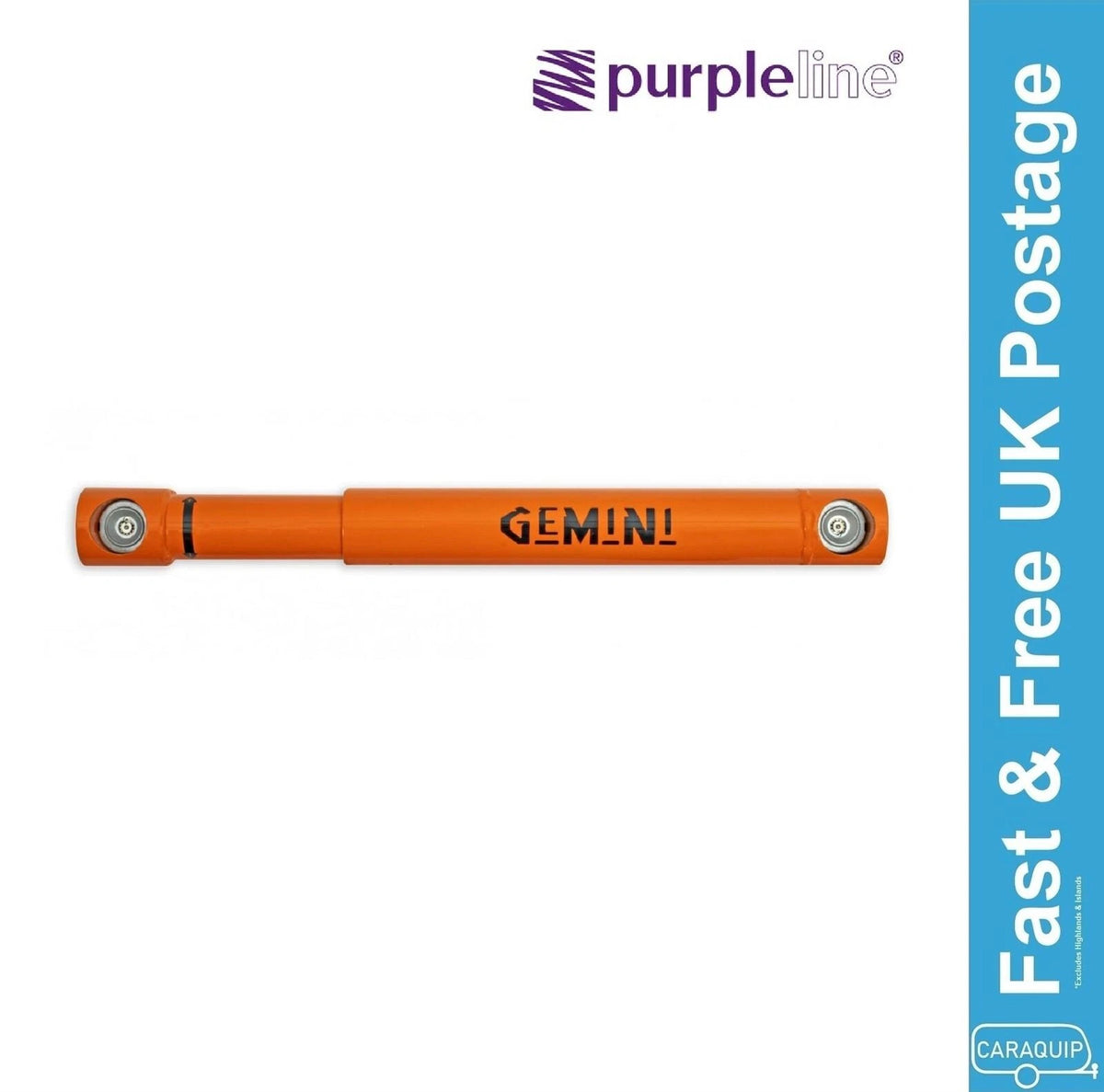 2X Purpleline Gemini Wheel Clamp Lock for Caravan (FGT400)