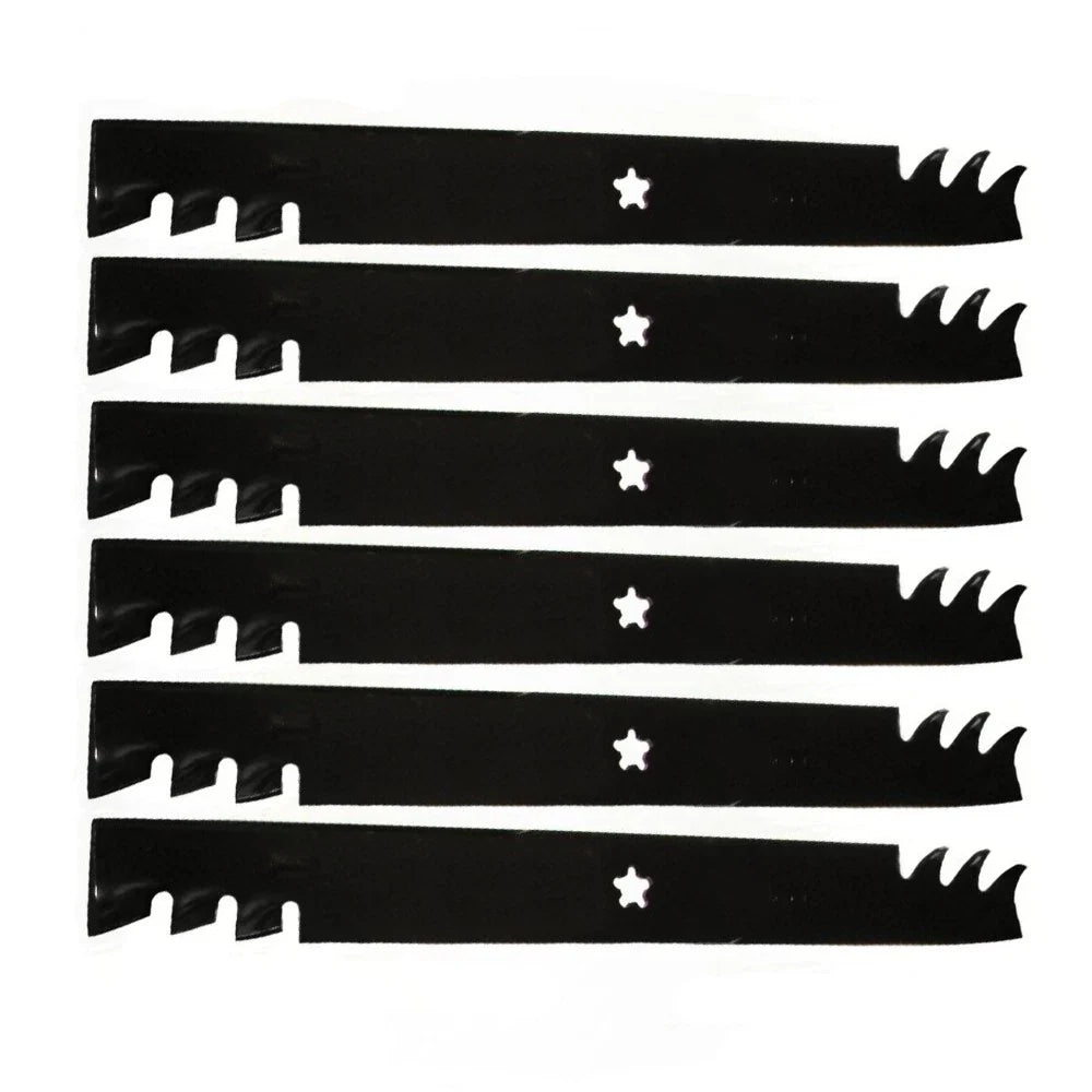 Set of 6 22-7/8" 5 Point Blades for AYP Replaces 403107