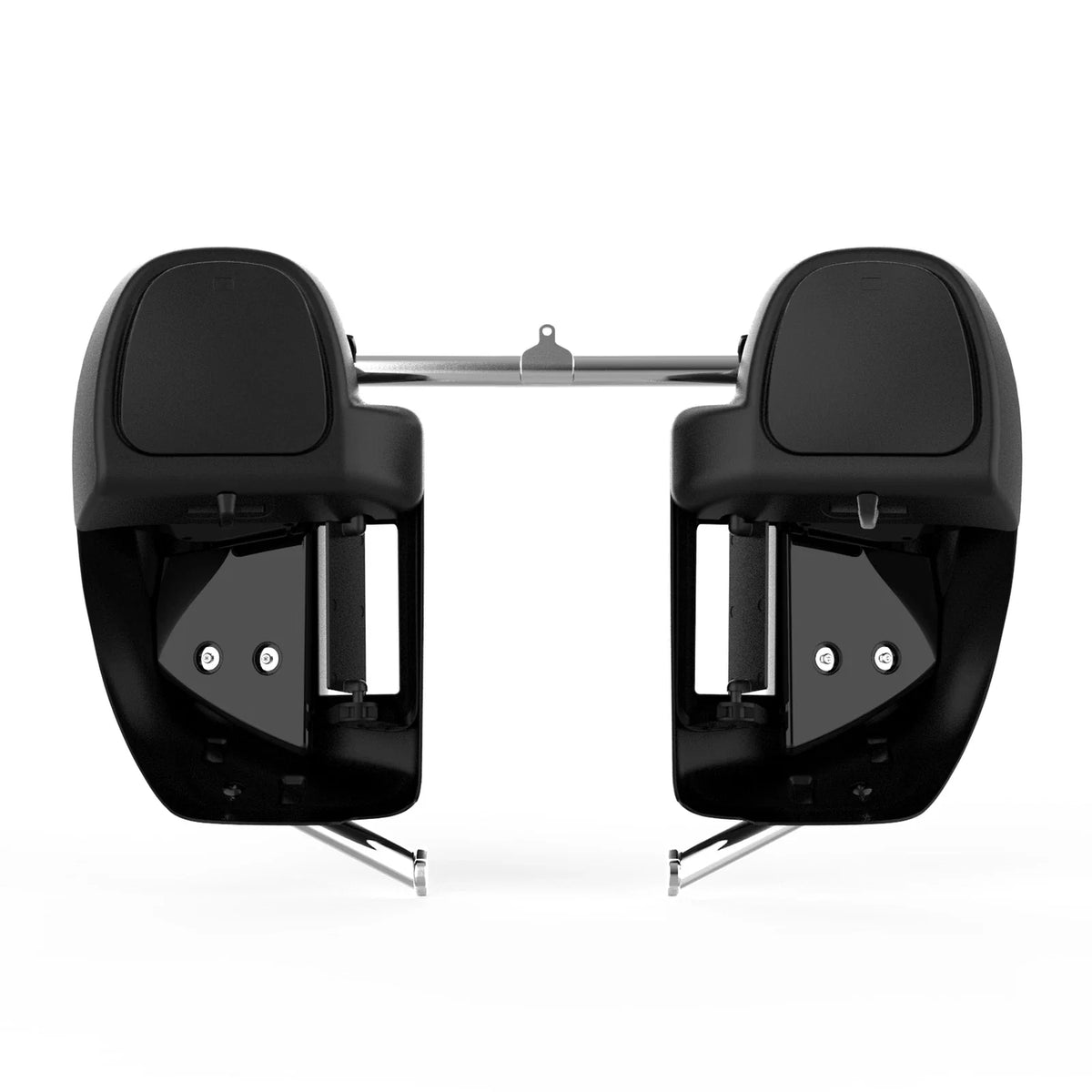 Matt Black Lower Vented Fairings & Engine Guard Bar for Harley Touring (2014–2024)