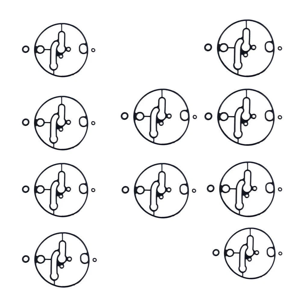 10 Pcs Gasket Float Bowl O-Ring Repair Kit for Nikki Carburetors (698781)