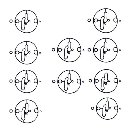 10 Pcs Gasket Float Bowl O-Ring Repair Kit for Nikki Carburetors (698781)