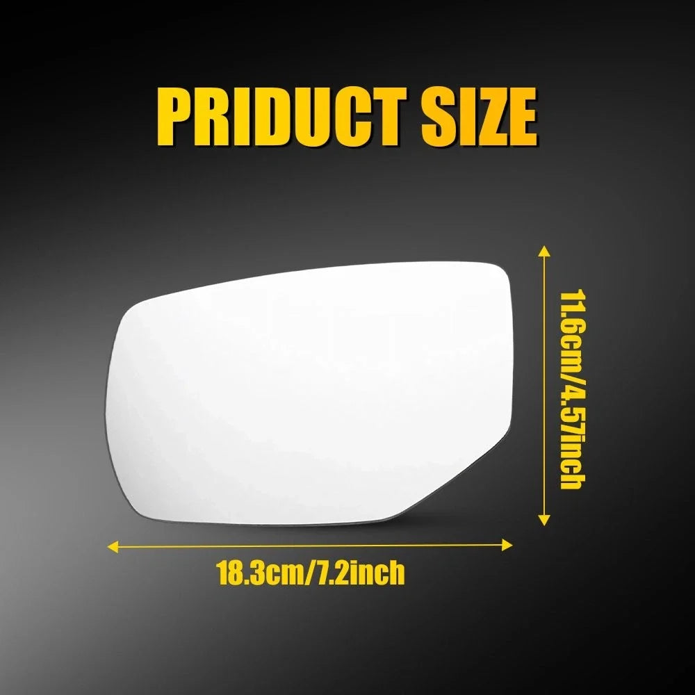 Driver Left Heated Mirror Glass with Backing Plate for Honda Accord (2013–2017)