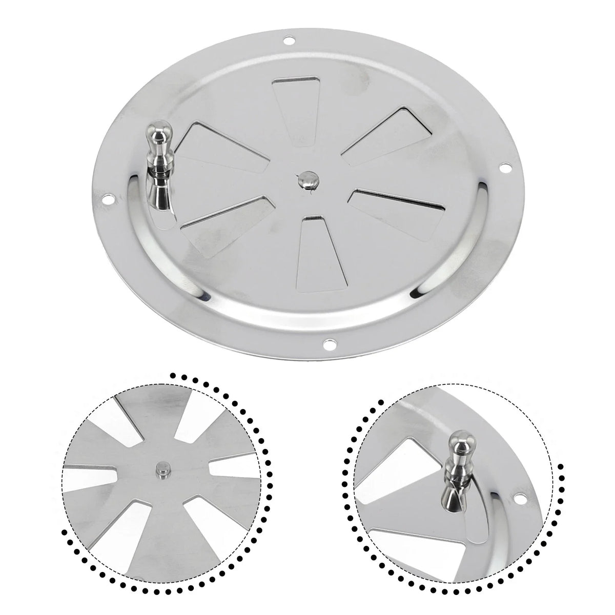 Air Vent Butterfly Louvered Vent for Marine Applications