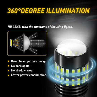 2X LED Turn Signal Parking Light Bulbs for AUXITO (7443, 1156, 3157)