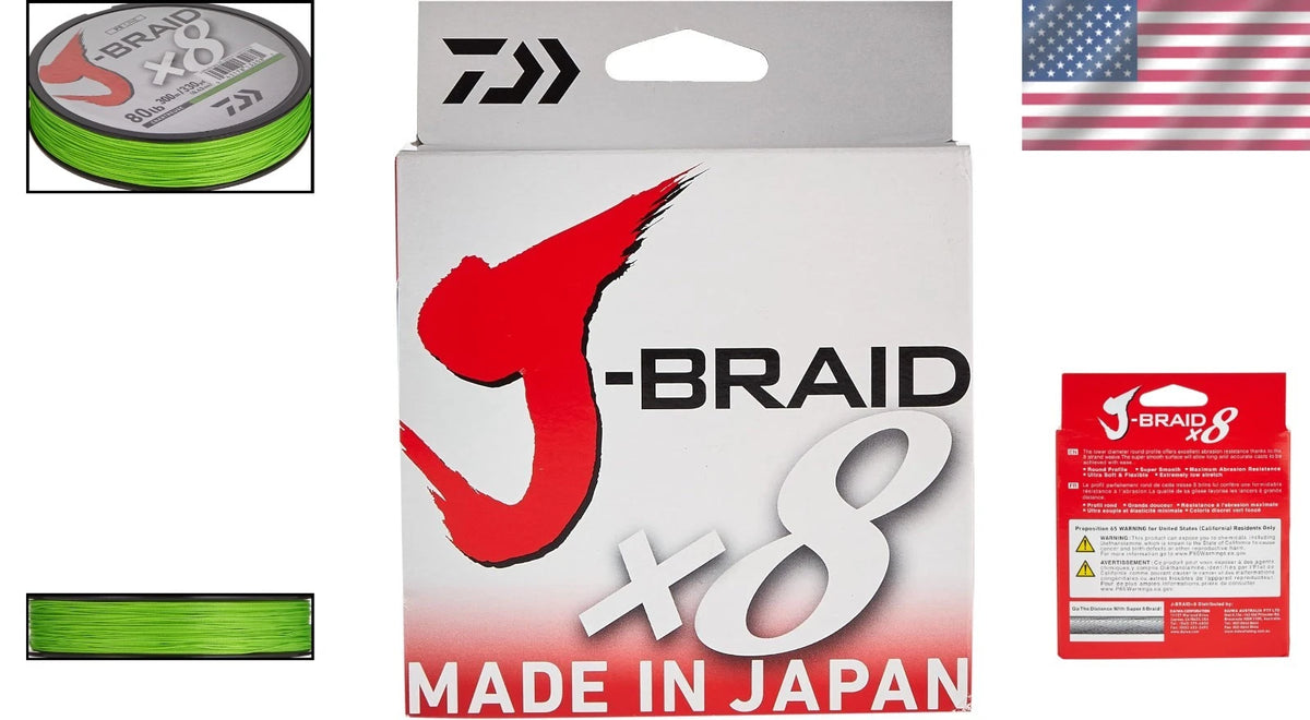300M J-Braid 8-Strand Fishing Line for Enhanced Sensitivity & Distance