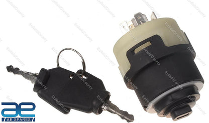 Ignition Switch for JCB Backhoe with 2 Keys