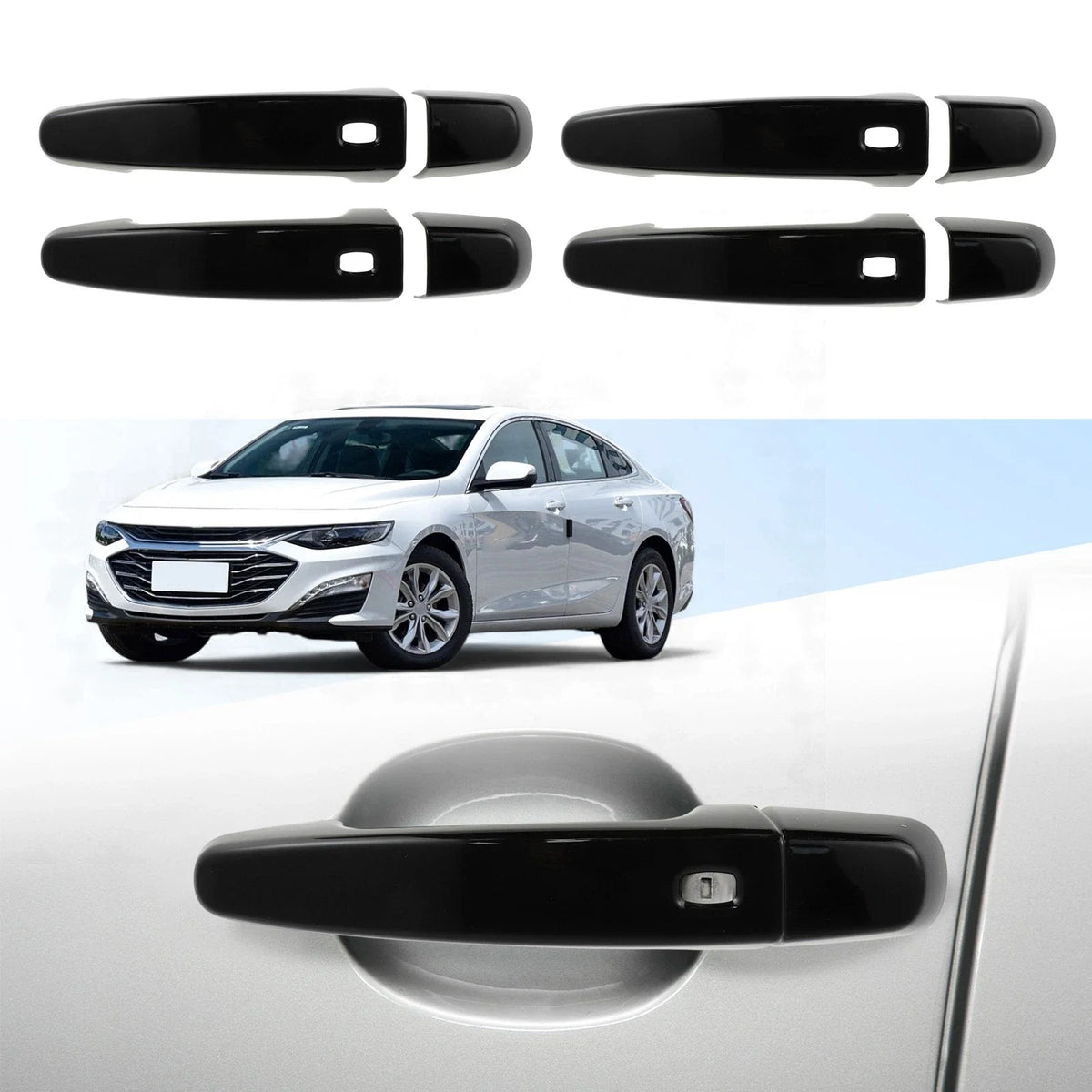 Exterior Door Handle Cover Trim for Chevy Malibu Equinox Blazer Impala (2013–2023)