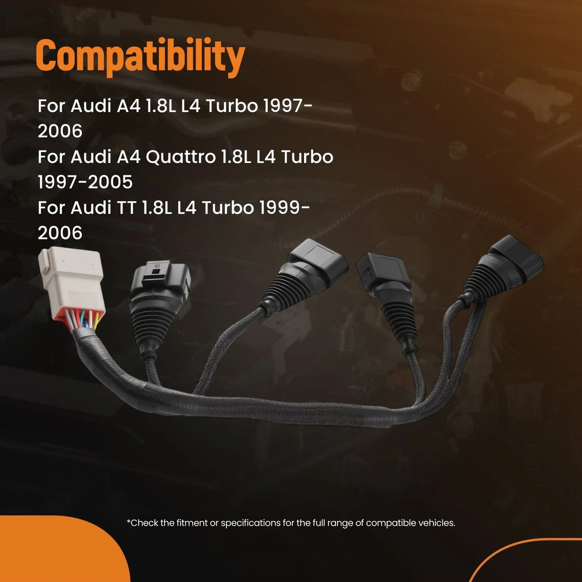 Ignition Coil Wiring Harness for Audi A4 1.8L Turbo (1997–2006) 06B998018T