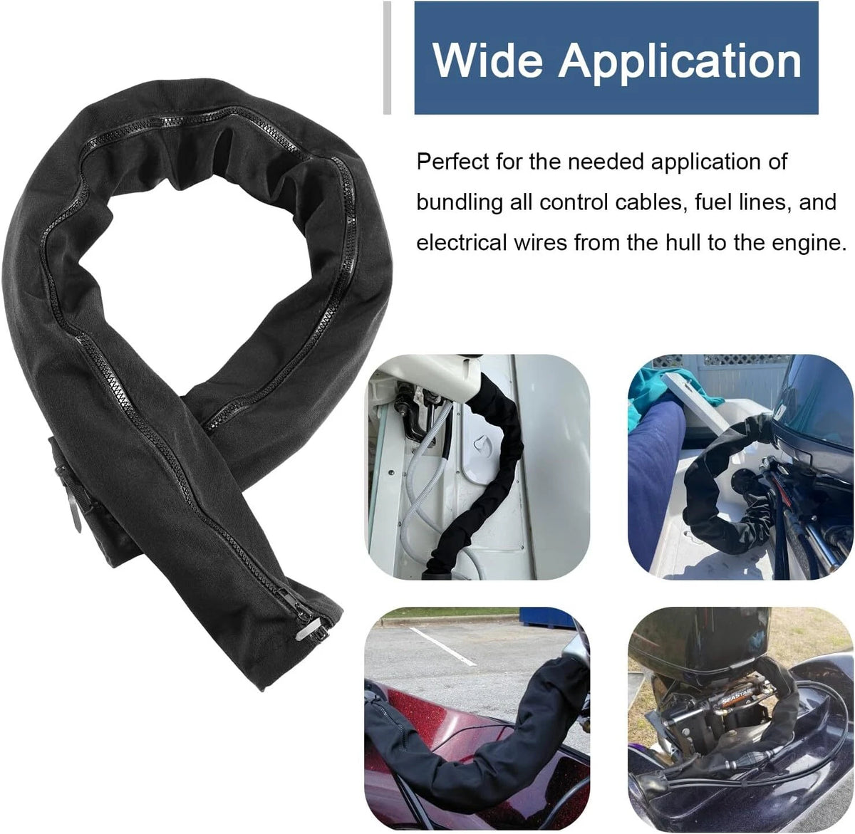 48" Marine Cable-Hose Rigging Protector Cover ZRS-1-DP