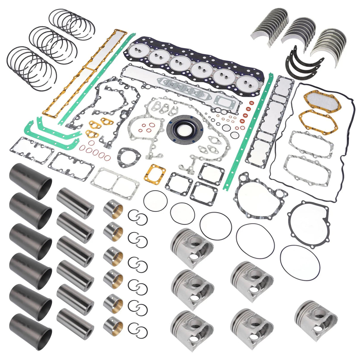 Overhaul Rebuild Kit ME072065 for Kobelco 330LK SK320-6 (6D16, 6D16T)
