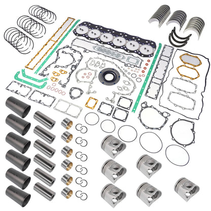 Overhaul Rebuild Kit ME072065 for Kobelco 330LK SK320-6 (6D16, 6D16T)